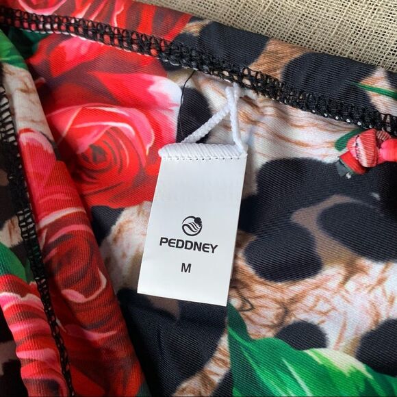 Leopard Rose Bikini Bottom Medium - Picture 3 of 4